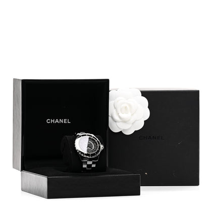 Chanel Stainless Steel Ceramic 38mm J12 Phantom Automatic Watch Black 5 of 5
