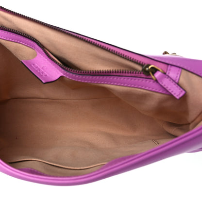 Gucci Calfskin Matelasse Medium GG Marmont Shoulder Bag Candy Mousse 5 of 9