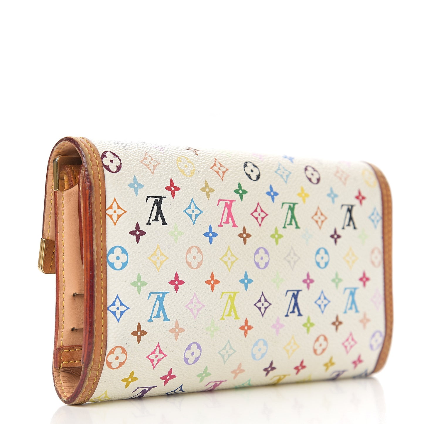 Monogram Multicolor Porte Tresor International Wallet White