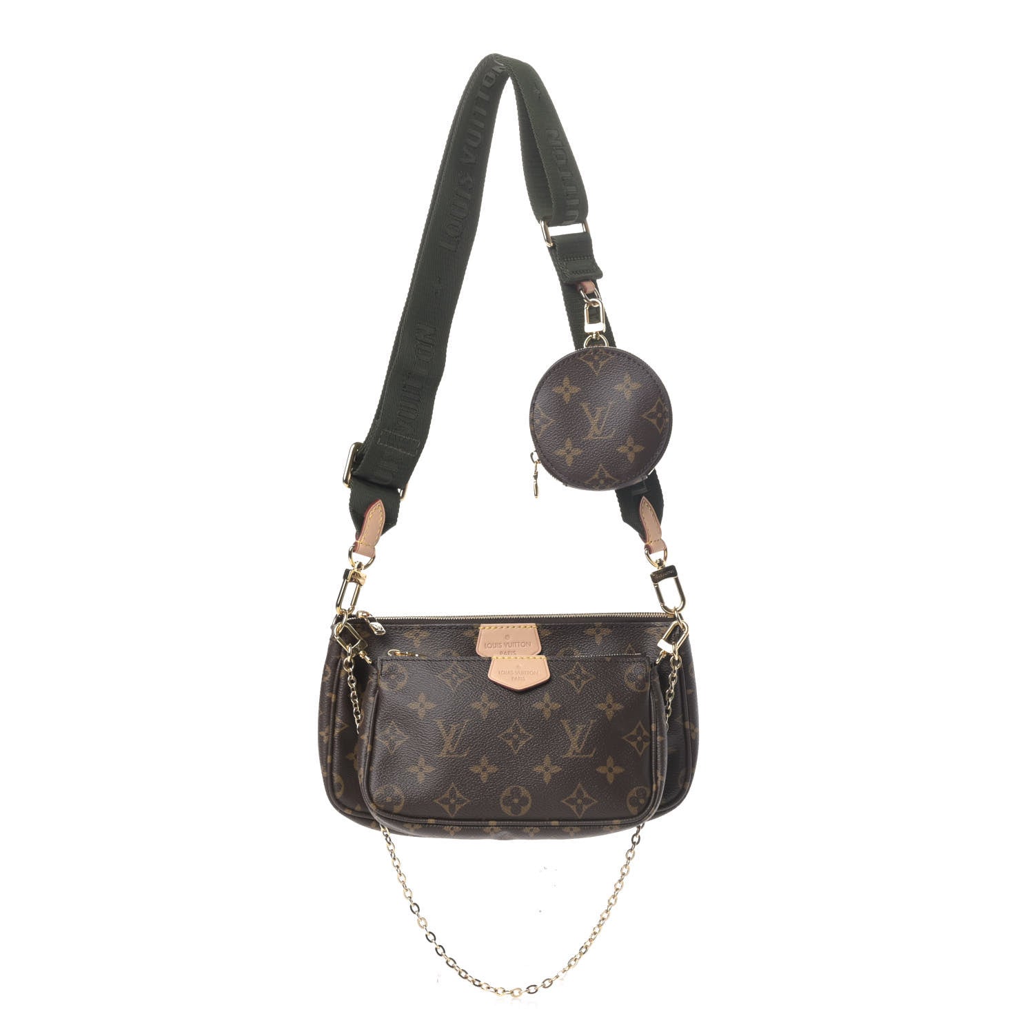 Louis Vuitton Monogram Multi Pochette Accessories Kaki 1 of 6