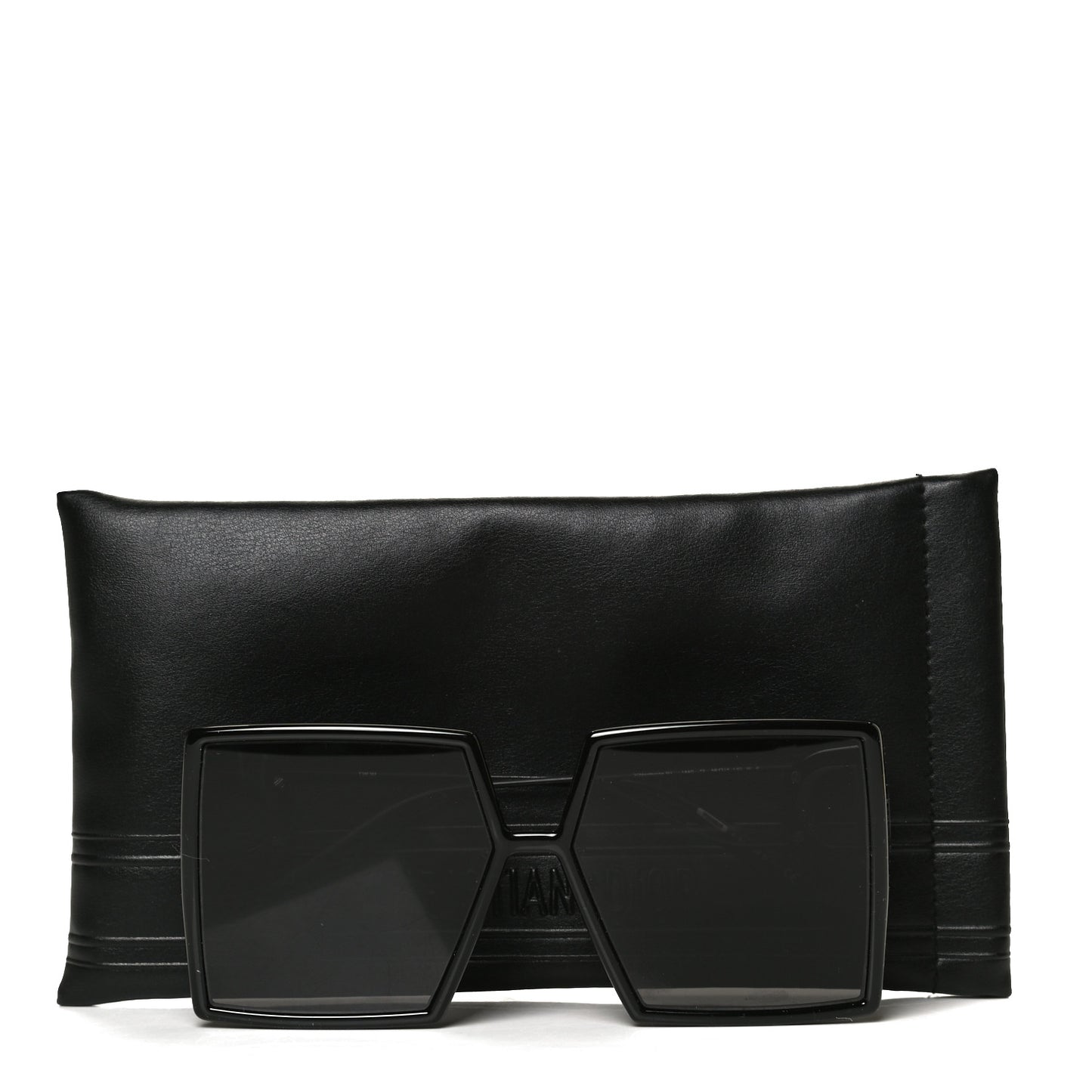 Square 30 Montaigne Sunglasses Black