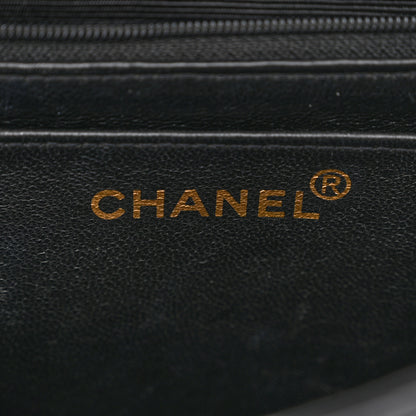 Chanel Patent Quilted XL Jumbo Single Flap Black 6 of 9