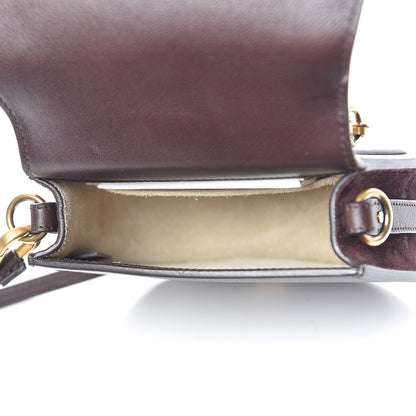 Chloe Calfskin Suede Small Nile Bracelet Bag Carbon Brown 5 of 10
