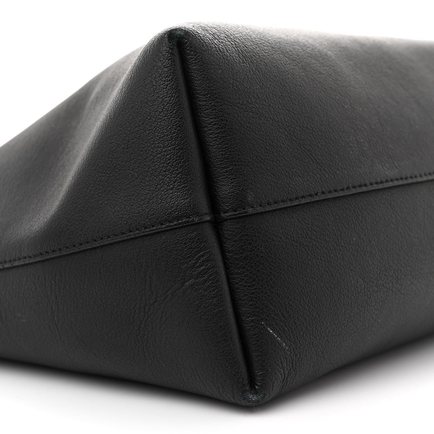 Saint Laurent Calfskin Large Shopping Tote Black 9 of 18