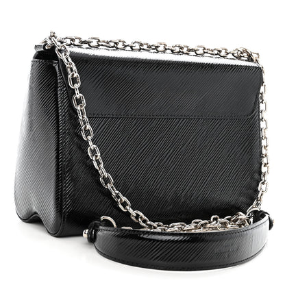 Louis Vuitton Electric Epi Twist Shoulder Bag MM Black 3 of 9