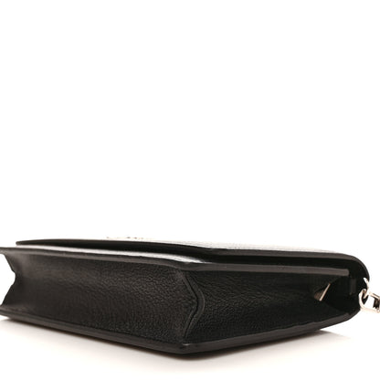 Givenchy Sugar Goatskin Pandora Chain Wallet Black 9 of 9