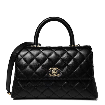 Chanel Caviar Quilted Mini Coco Handle Flap Black 1 of 9