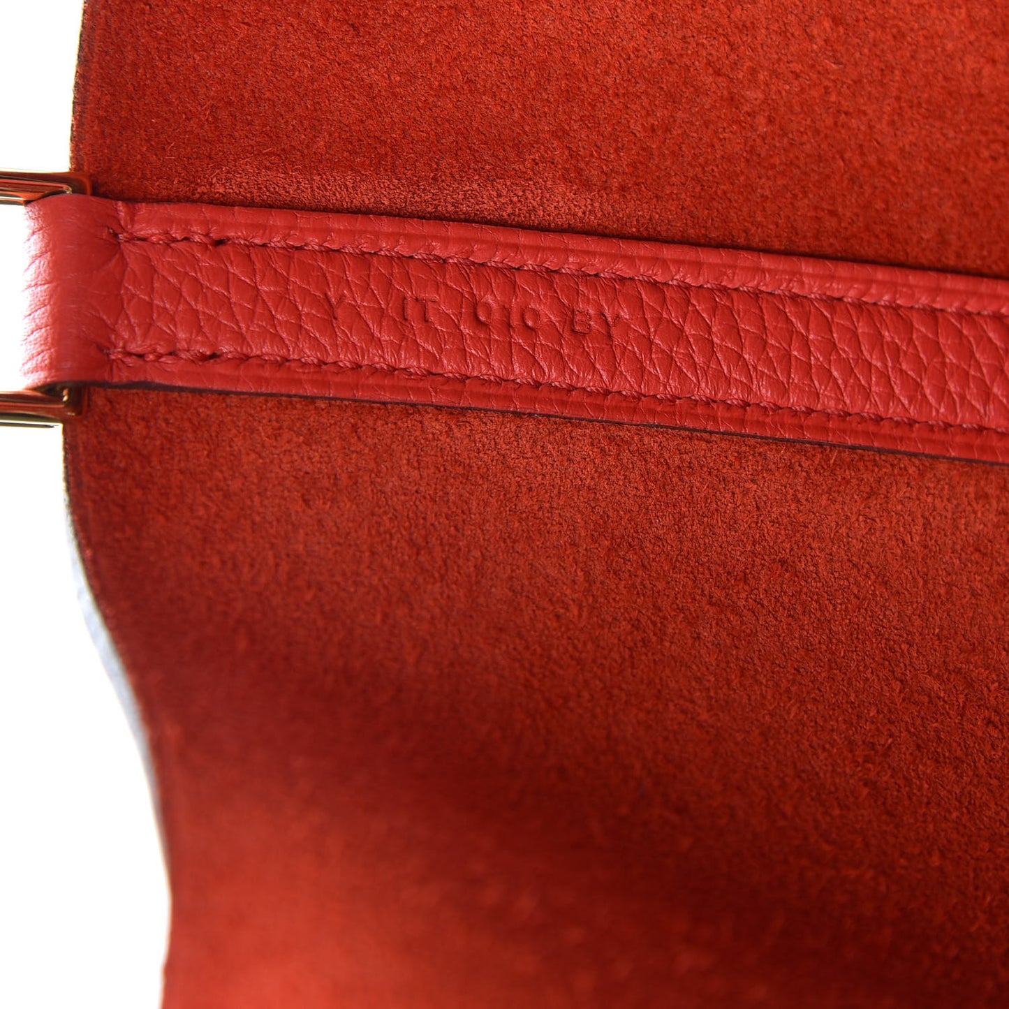 Taurillon Clemence Picotin Lock 22 MM Rouge De Coeur