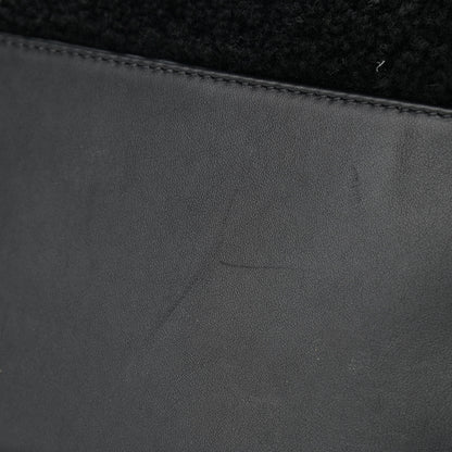 Chanel Shearling Large Deauville Tote Black 10 of 13