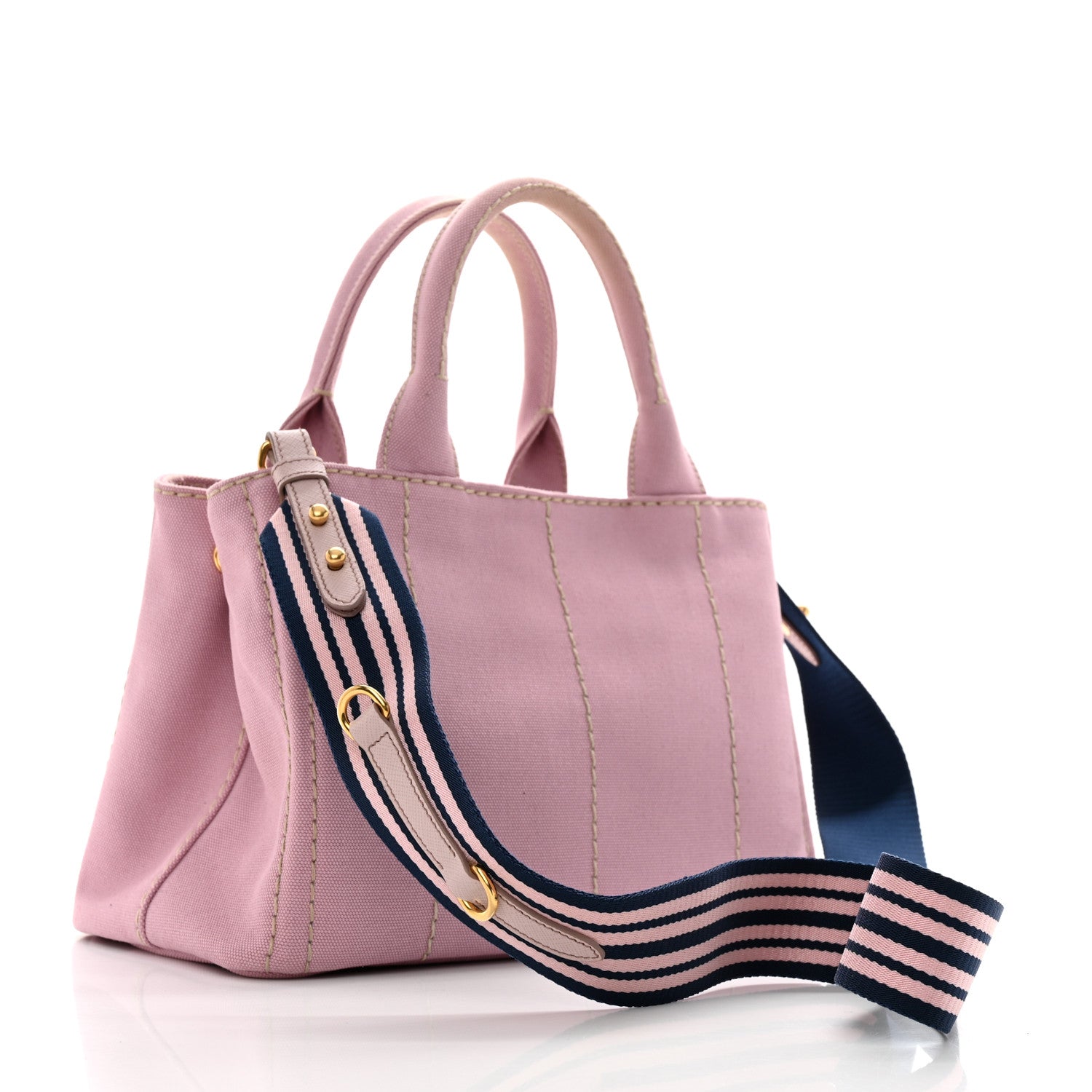 Prada Canapa Small Logo Tote Alabastro White 2 of 11