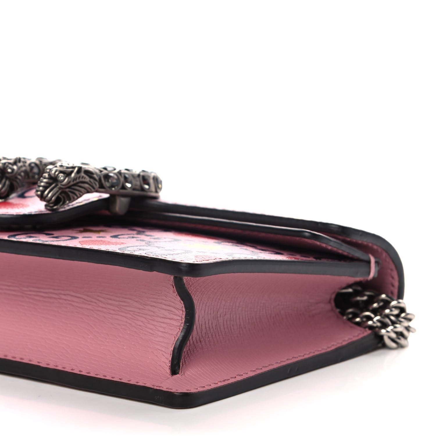 Gucci Calfskin Valentine's Day Exclusive Super Mini Dionysus Shoulder Bag 9 of 9