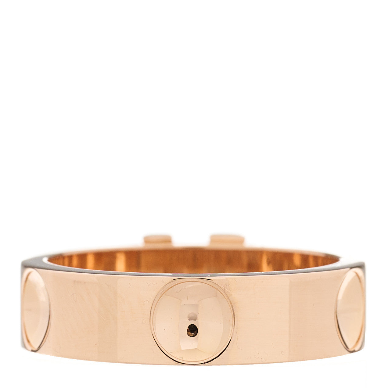 Louis Vuitton 18K Pink Gold Empreinte LV Ring 51 5.75 3 of 7