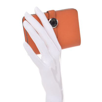 Hermes Swift Dogon Card Case Key Holder Orange 2 of 8