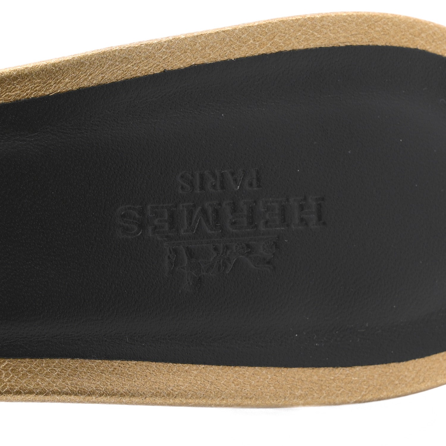 Hermes Metallic Madame Calfskin Oasis Sandals 38 Bronze 8 of 12