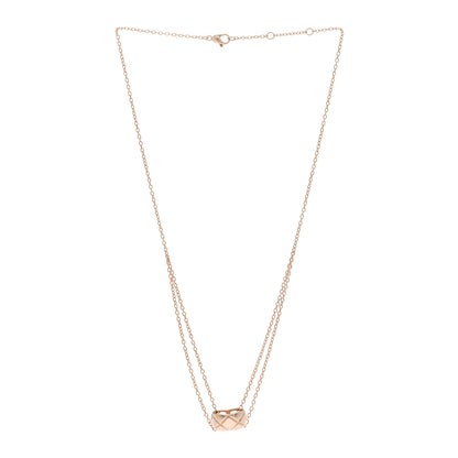Chanel 18K Beige Gold Coco Crush Pendant Necklace 3 of 4