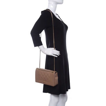 Chanel Sheepskin Quilted Vintage Mademoiselle Flap Beige 2 of 10