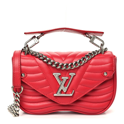 Louis Vuitton Calfskin New Wave Chain PM Scarlet 1 of 9