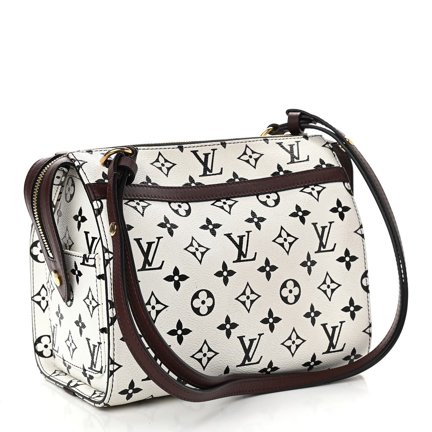 Louis Vuitton Monogram Speedy Amazon PM White Chocolat 3 of 18