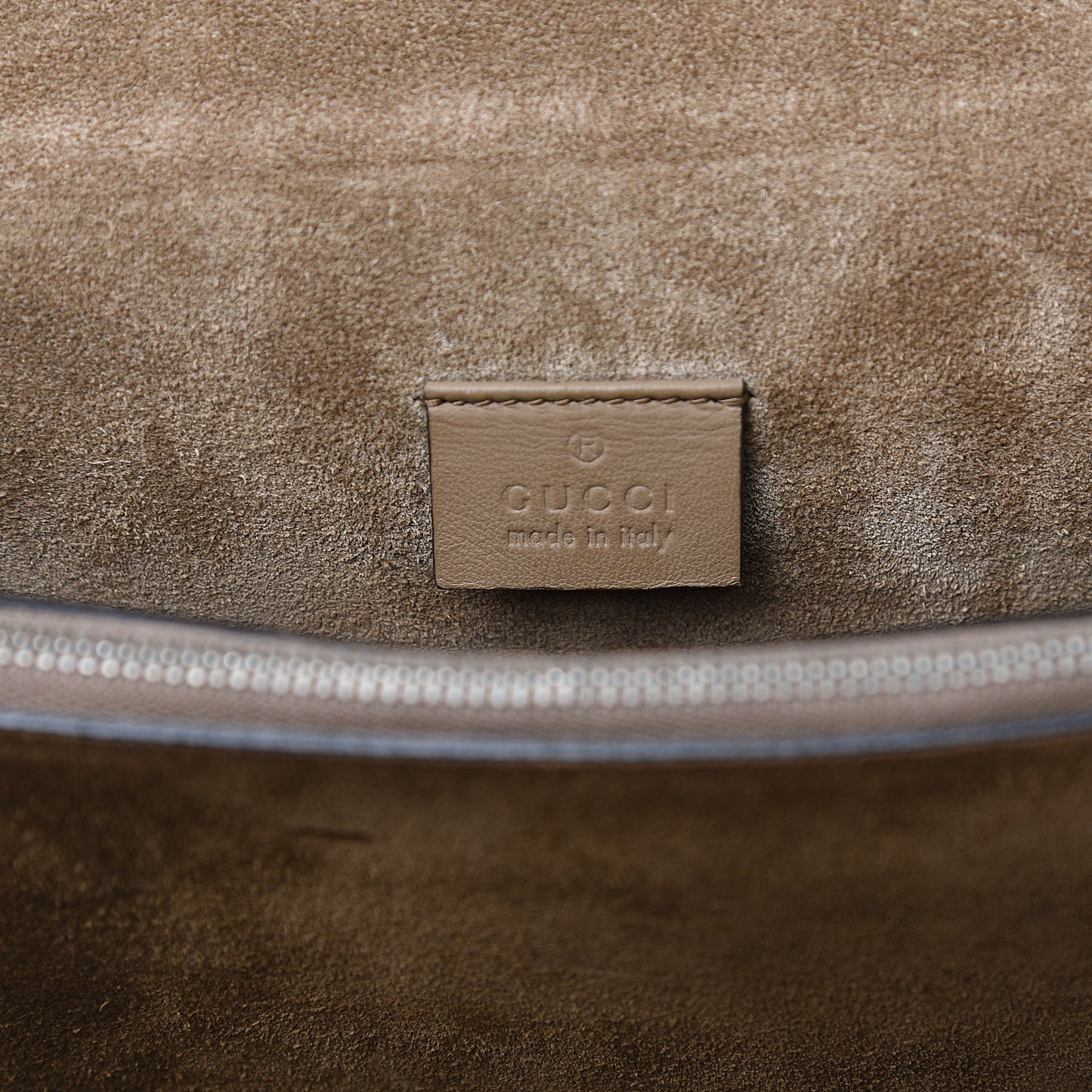GG Supreme Monogram Medium Dionysus Shoulder Bag Taupe