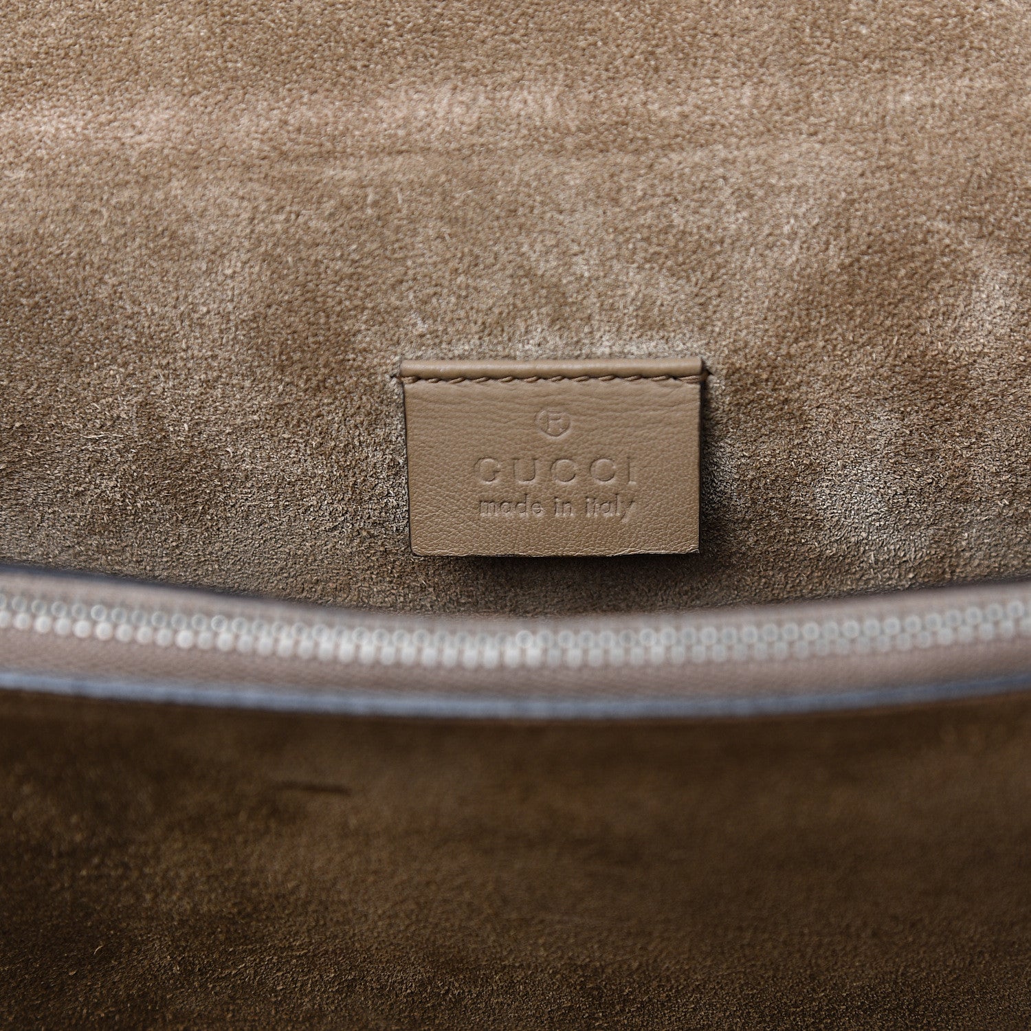 Gucci GG Supreme Monogram Medium Dionysus Shoulder Bag Taupe 5 of 12