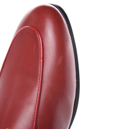 Gucci Betis Glamour Calfskin Fur Womens Princetown Slippers 36 Hibiscus Red Naturale 12 of 13