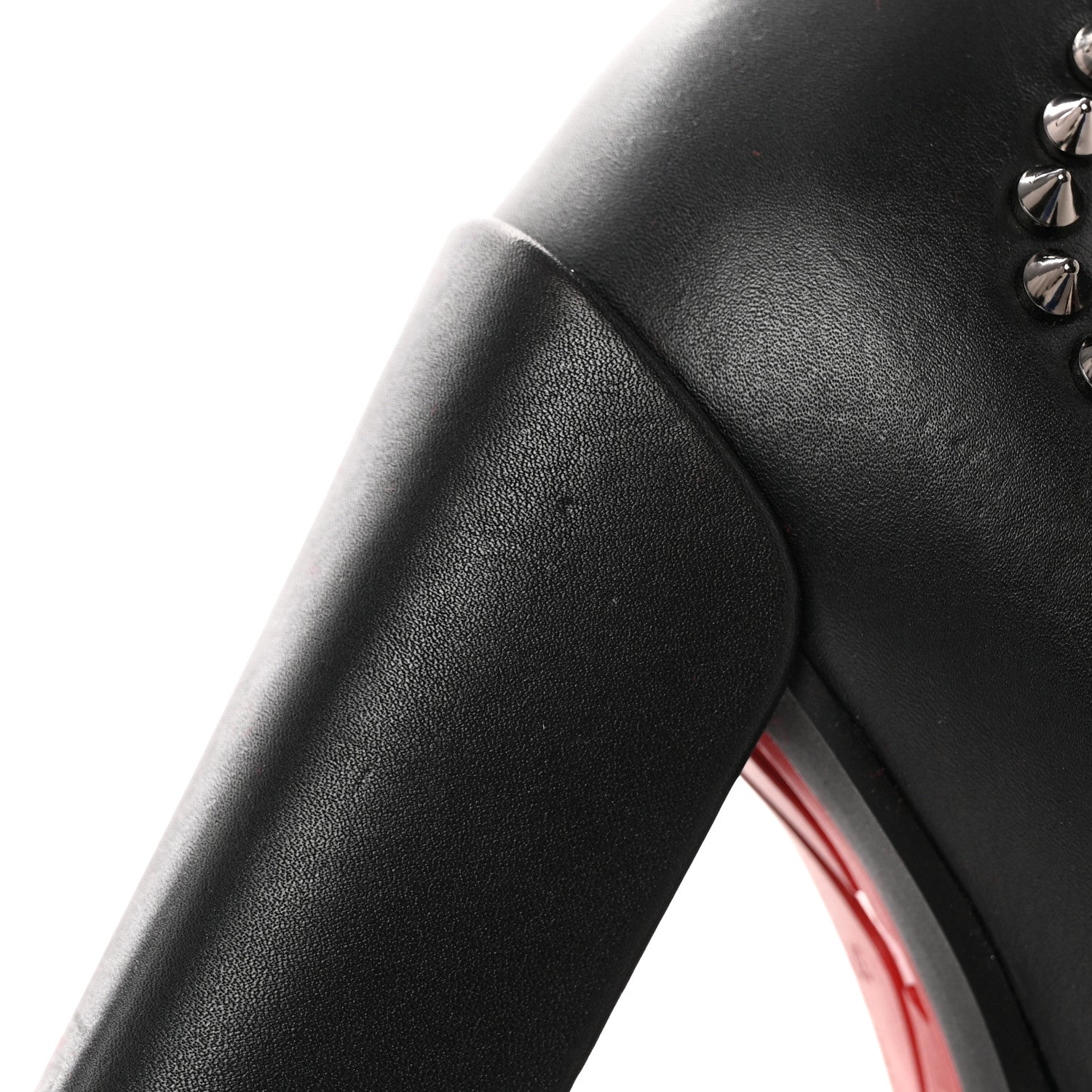 Christian Louboutin Nappa Out Line Spike Lug 100 Boots 37 Black 8 of 12