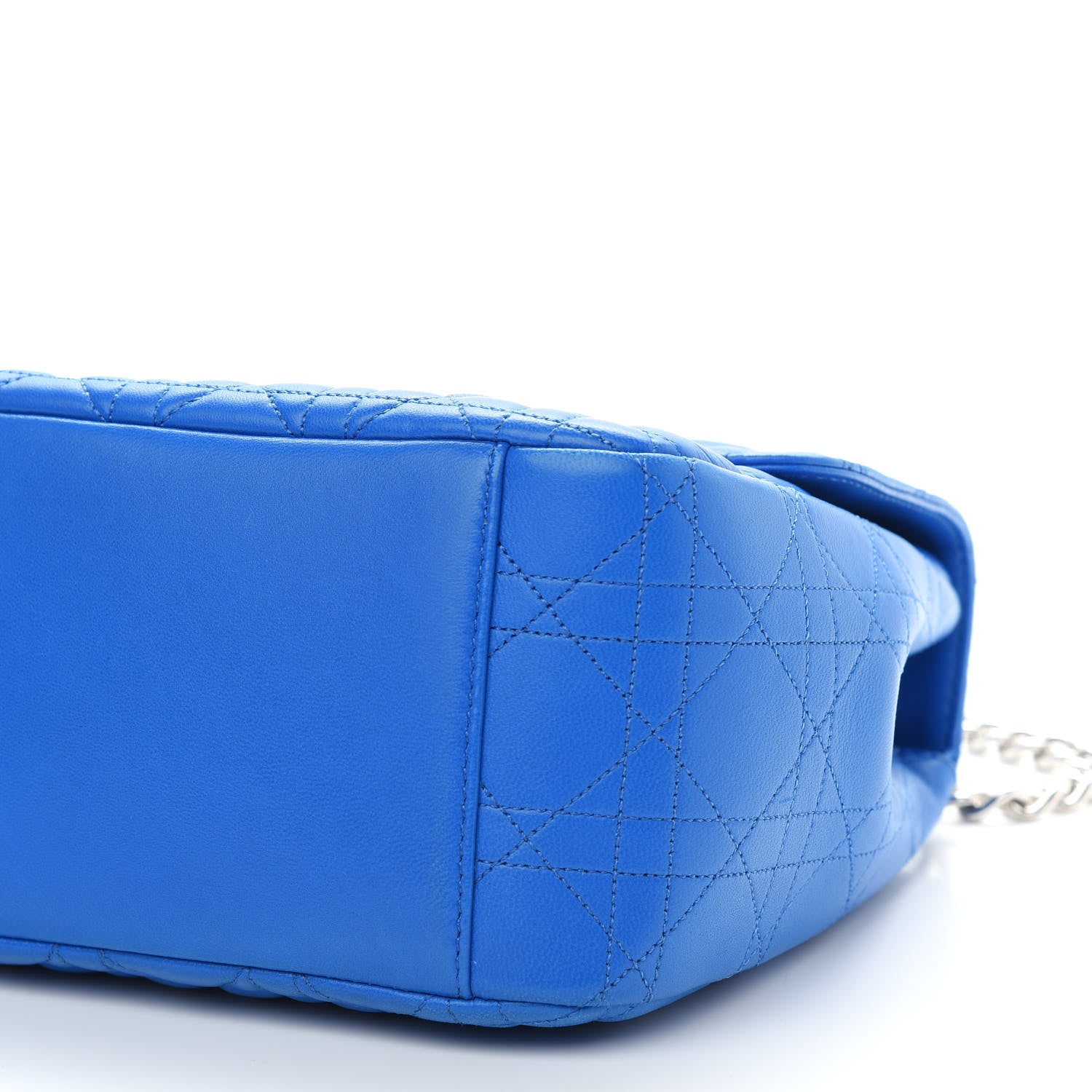 Christian Dior Lambskin Cannage Large Miss Dior Flap Blue 8 of 8