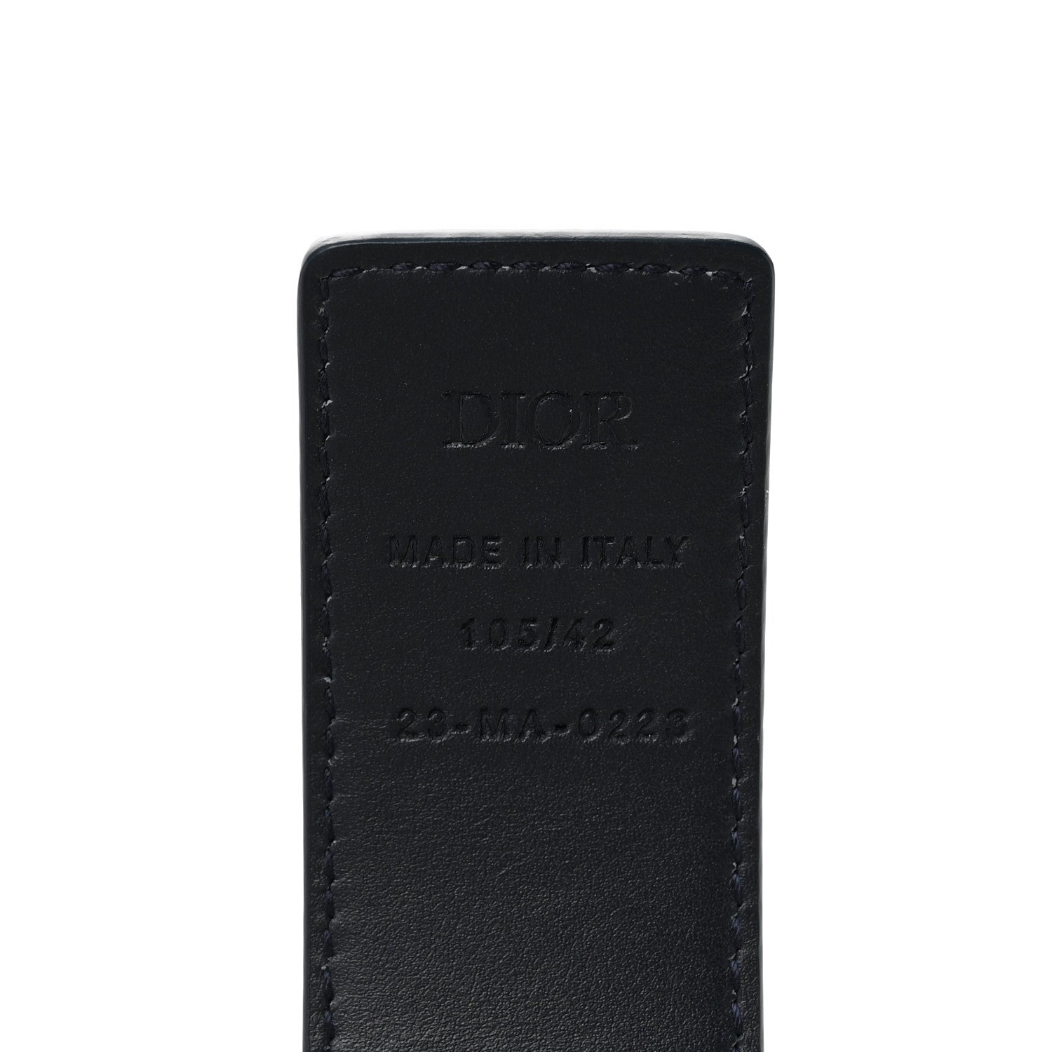 Dior ベルト 42/105 Christian Dior Coated Canvas Calfskin CD Diamond Belt 105 42 Navy