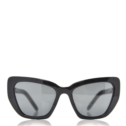 Prada Cat Eye Sunglasses SPR 08V Black 2 of 7