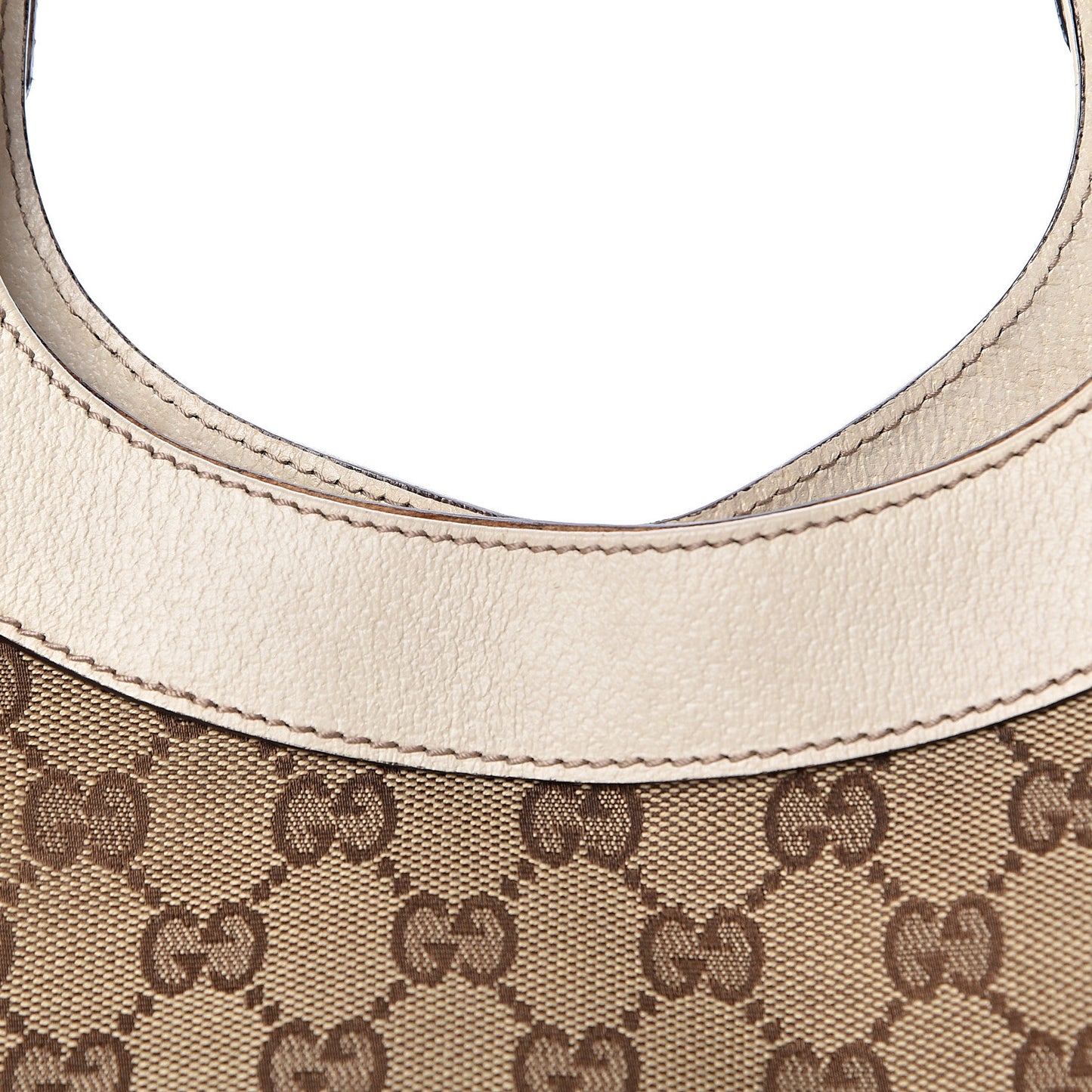 Monogram Medium Charmy Shoulder Bag Off White