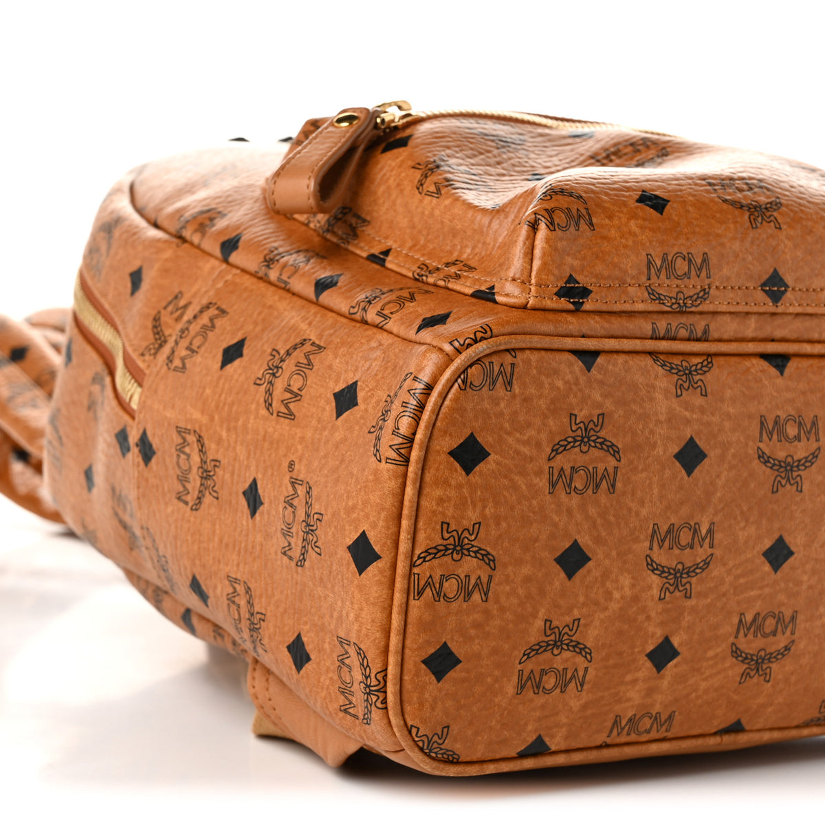 Visetos Small Sprinkle Stud Stark Backpack Cognac