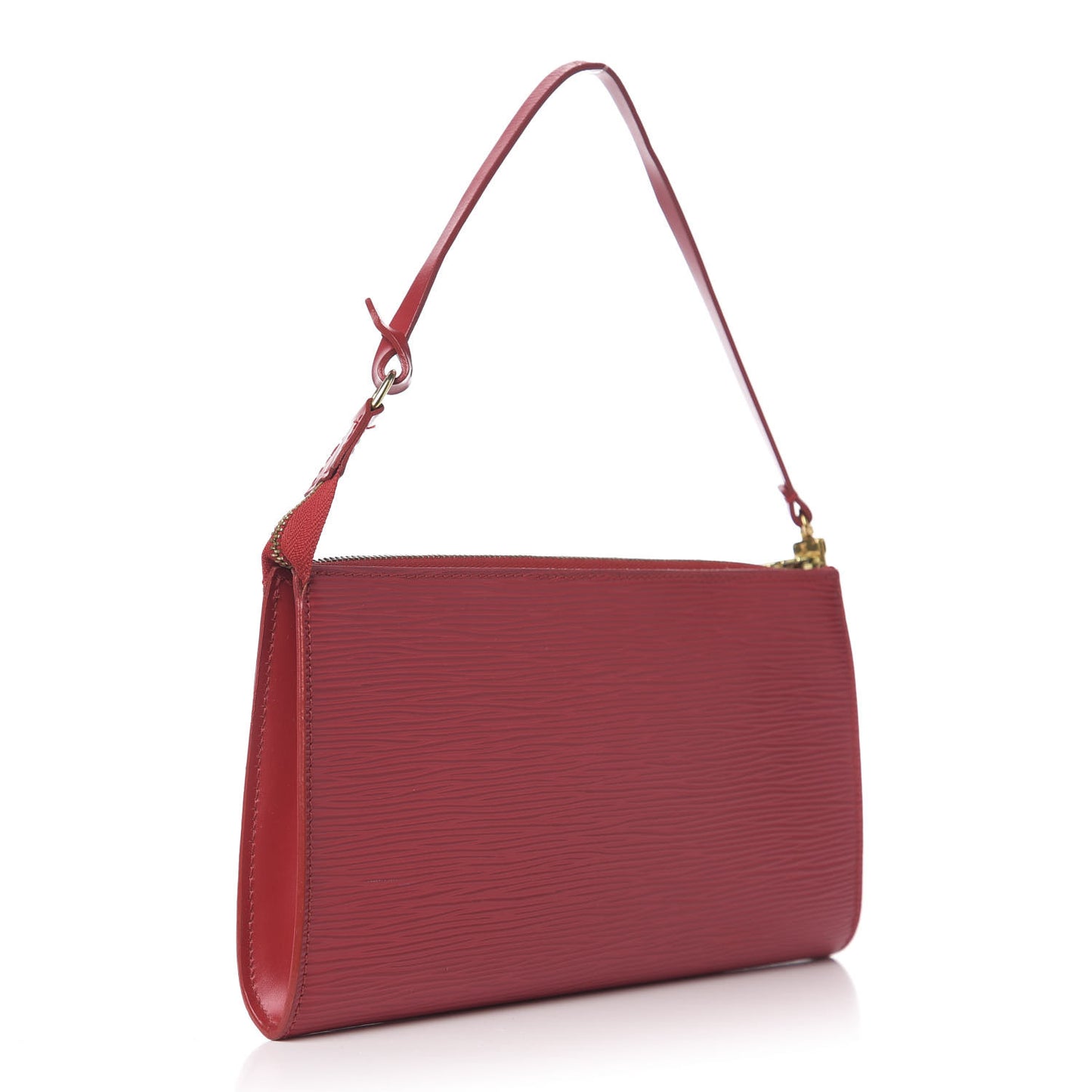 Epi Pochette Accessories 24 Castillan Red