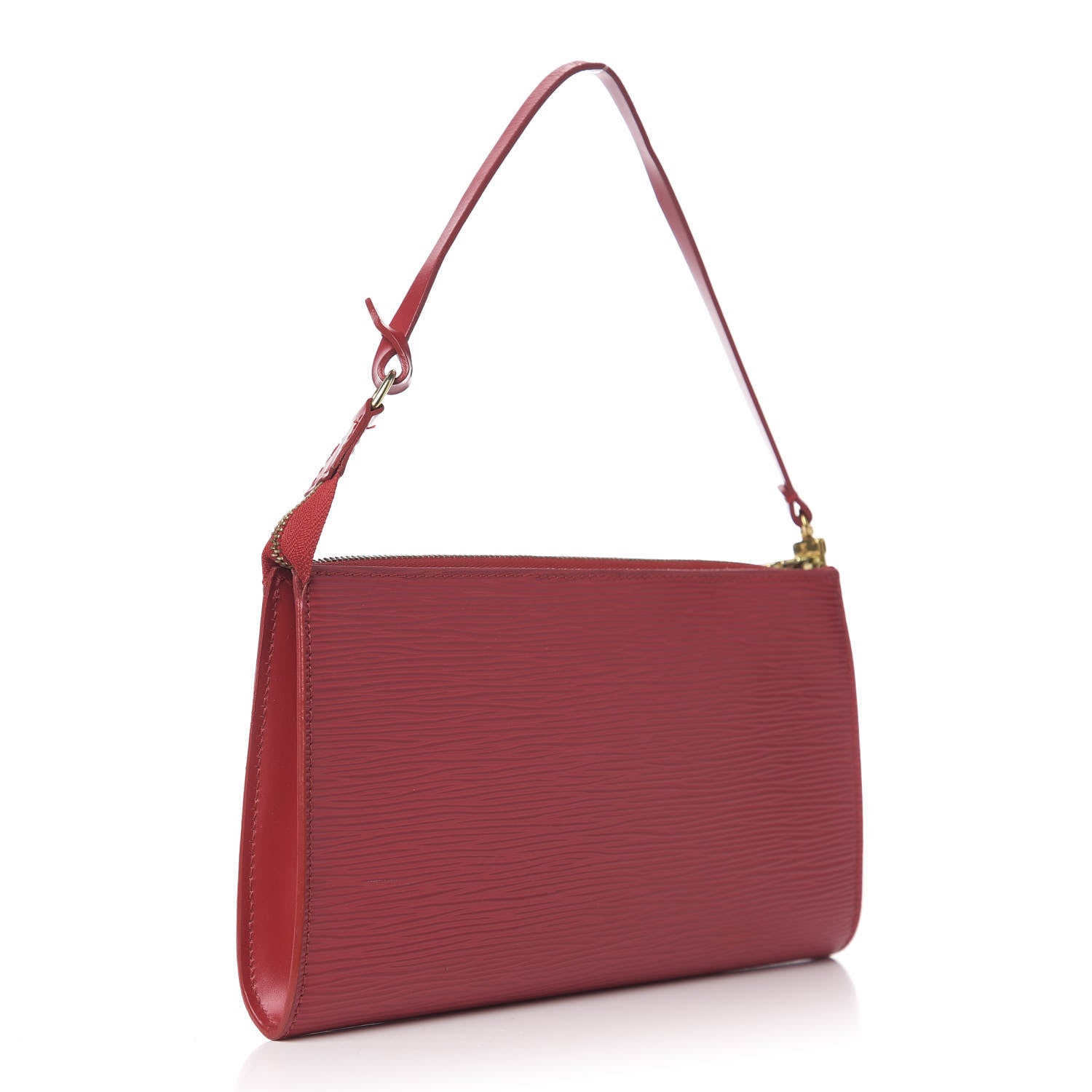 Louis Vuitton Epi Pochette Accessories 24 Castillan Red 3 of 13