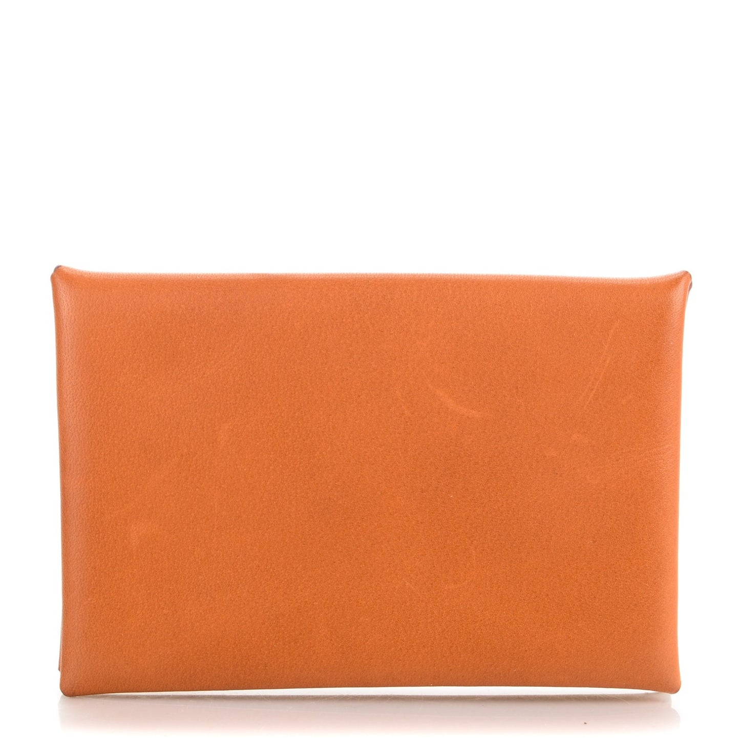 Barenia Calvi Pop Card Case Fauve Bleu Saphir