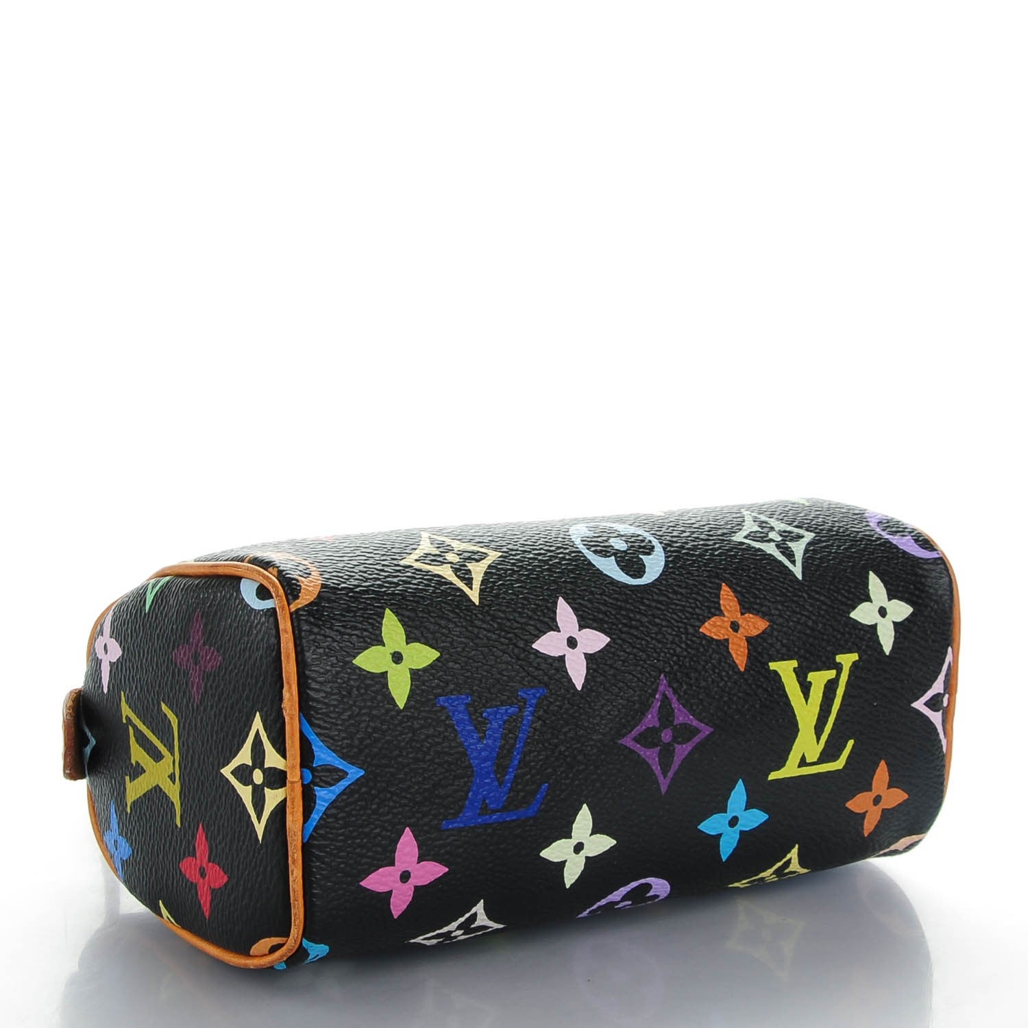 Louis Vuitton Monogram Multicolor Mini Sac HL Speedy Black 4 of 7