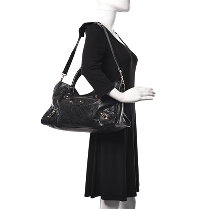 Balenciaga Agneau Giant 12 Gold Hardware Part Time Black 2 of 8