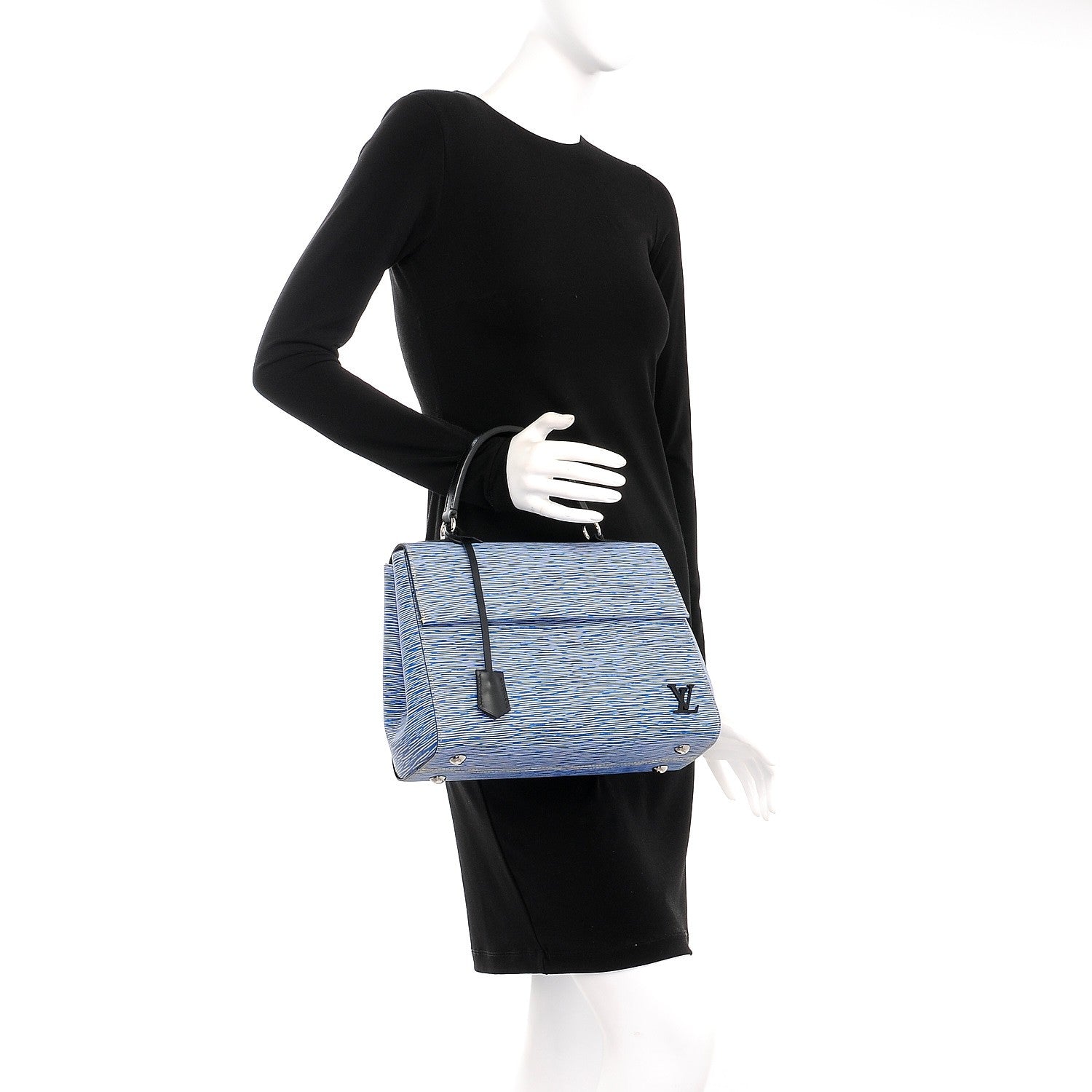 Louis Vuitton Epi Cluny MM Denim Light 3 of 8