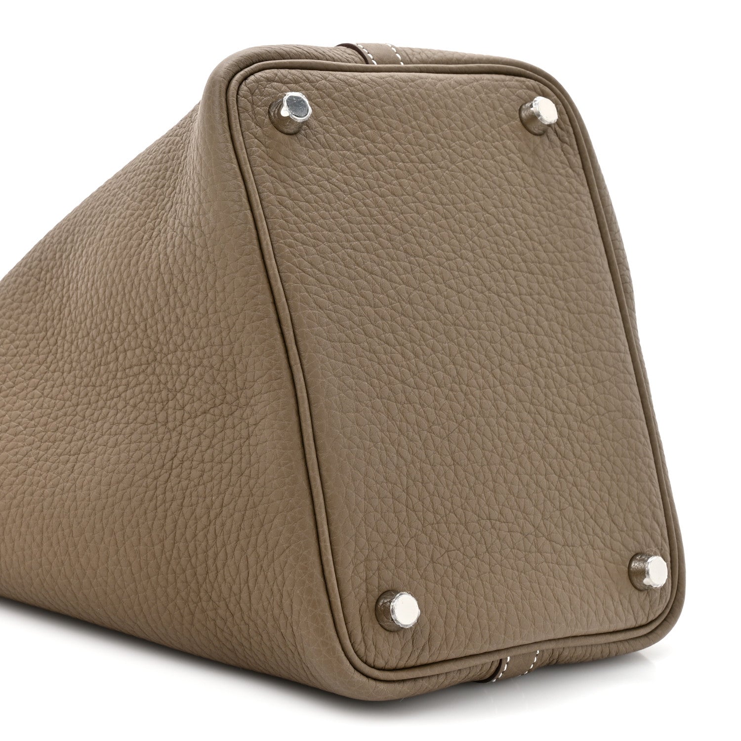 Hermes Taurillon Clemence Picotin Lock 18 PM Etoupe 10 of 10