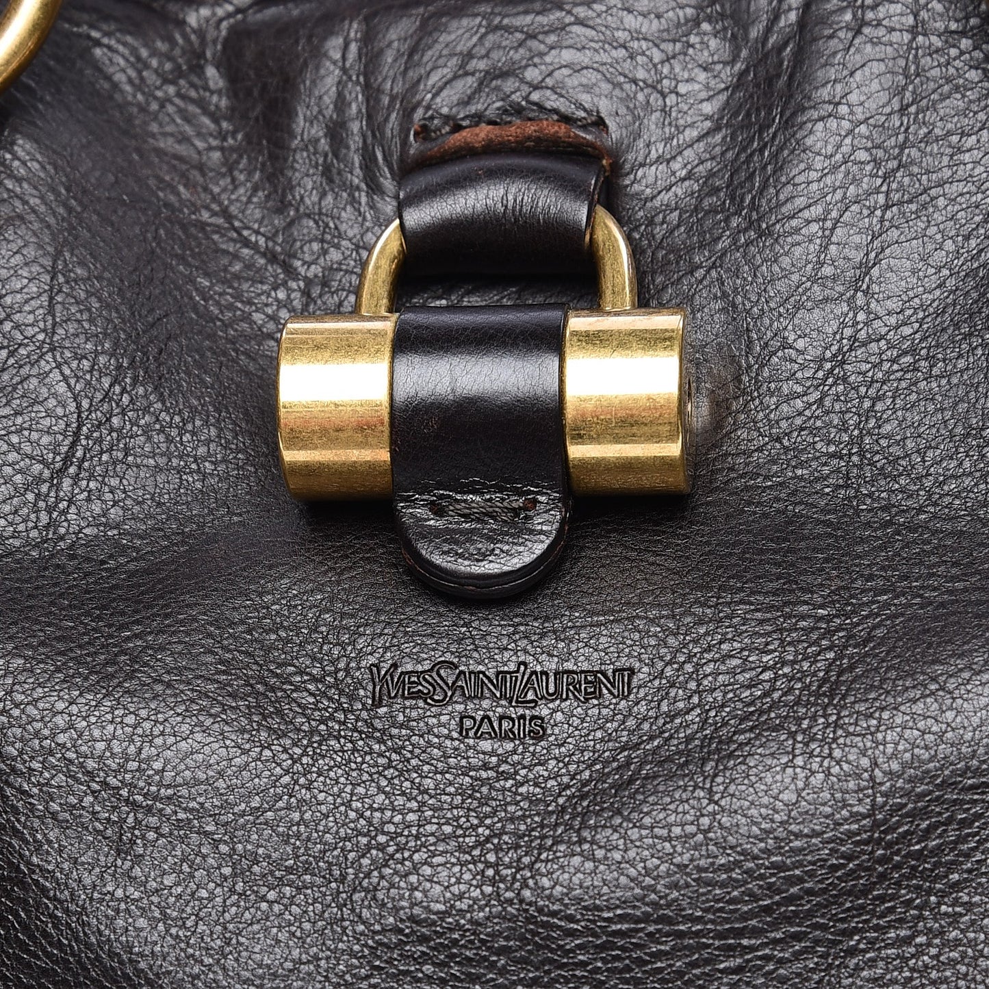 Calfskin Large Muse Dark Brown