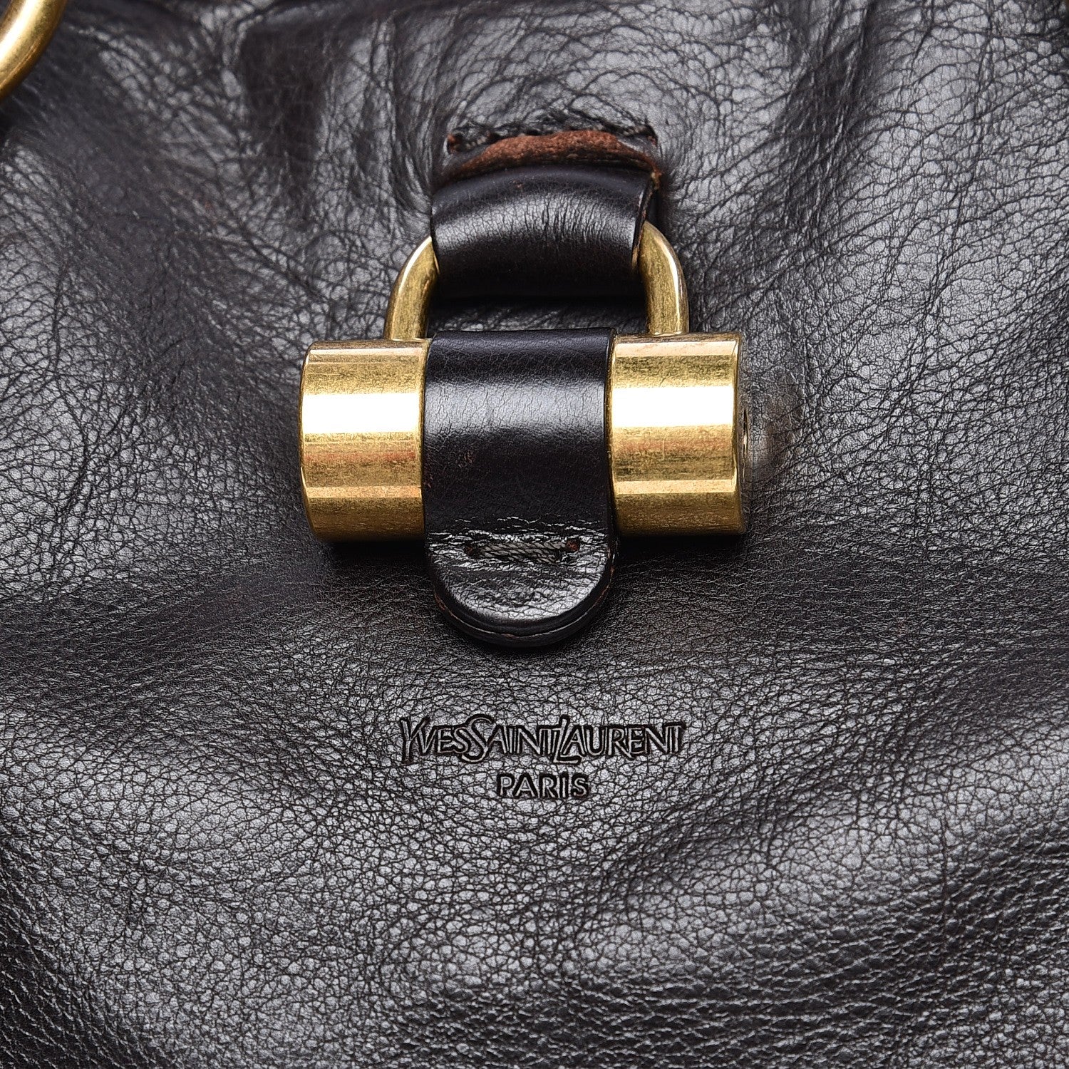 Saint Laurent Calfskin Large Muse Dark Brown 8 of 17