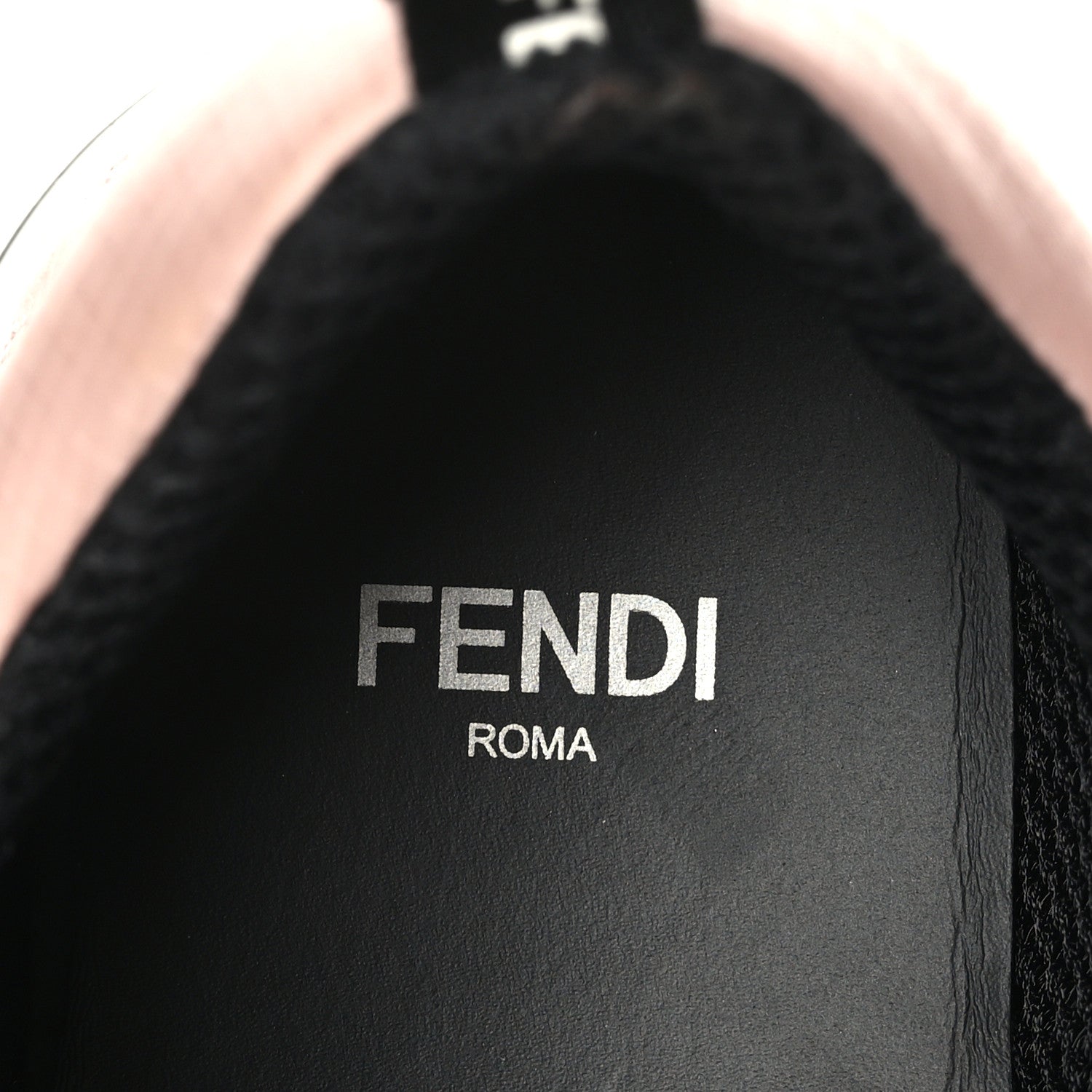 Fendi Nylon FFreedom Sneakers 36.5 White Rosa 7 of 7