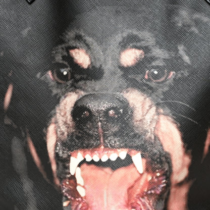 Givenchy Textured Coated Canvas Rottweiler Antigona Tote Black 6 of 14
