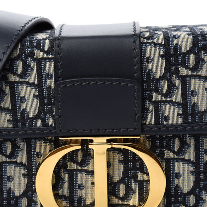Christian Dior Oblique 30 Montaigne Box Bag Blue 11 of 11