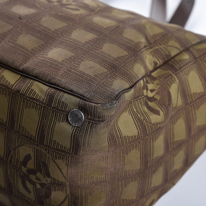 Chanel Nylon Medium Travel Tote Khaki 14 of 16