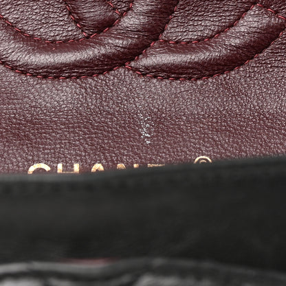 Chanel Lambskin Quilted Medium Double Flap Black 12 of 14