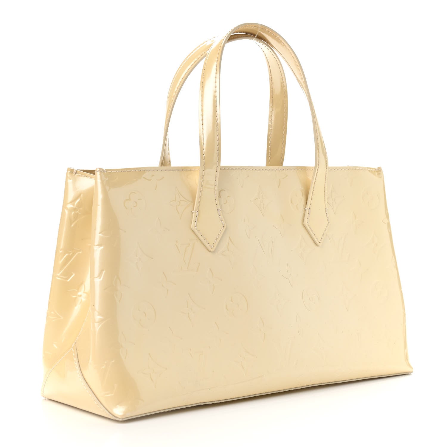 Louis Vuitton Vernis Wilshire PM Blanc Corail 3 of 8