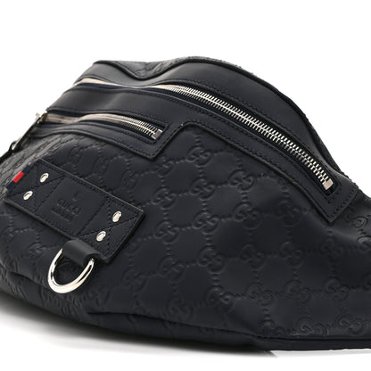 Gucci Guccissima Web Belt Bag Navy 11 of 11