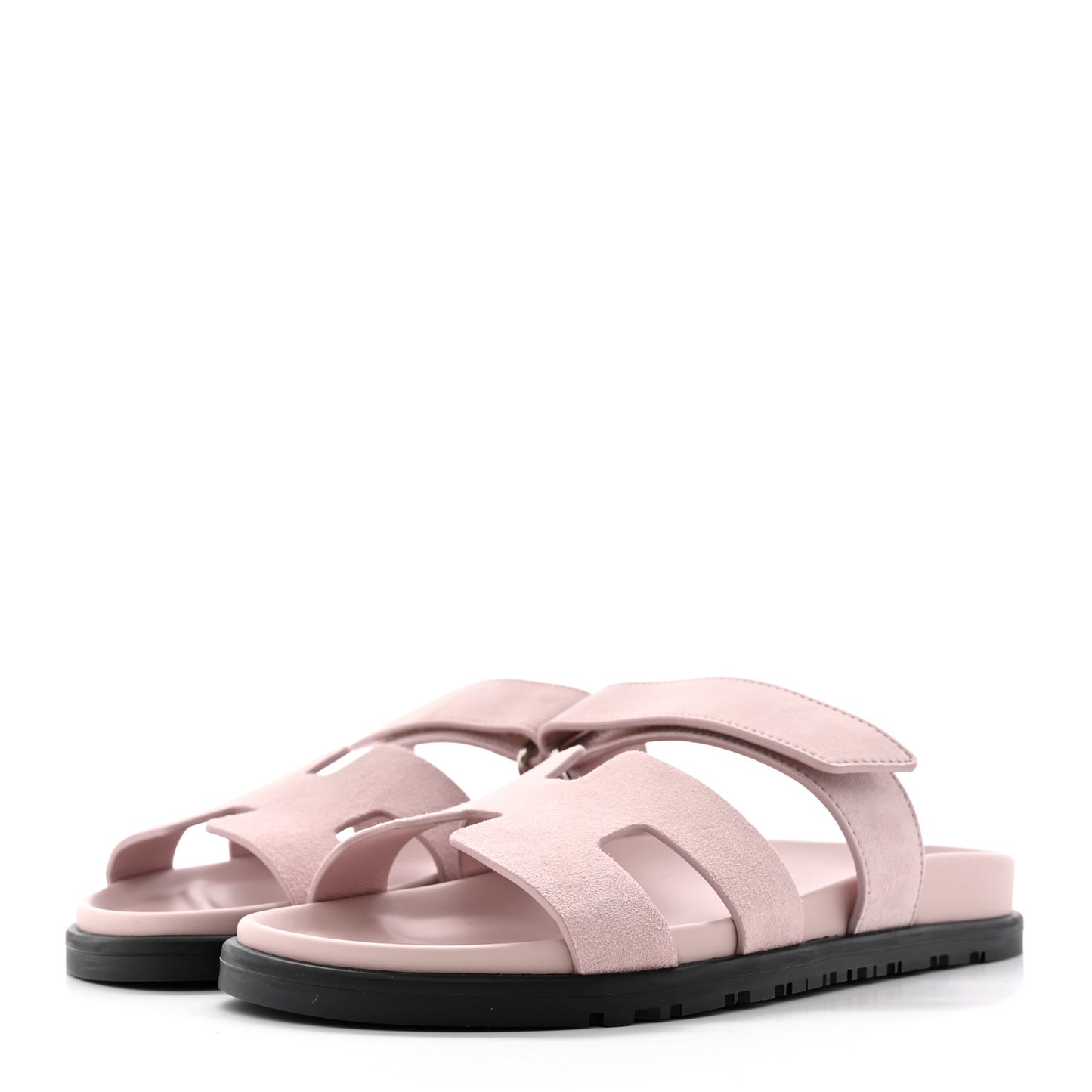 Suede Goatskin Womens Chypre Sandals 37 Rose Porcelaine