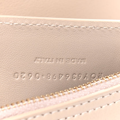 Saint Laurent Smooth Calfskin Small Suzanne Hobo Ivory Natural 8 of 10