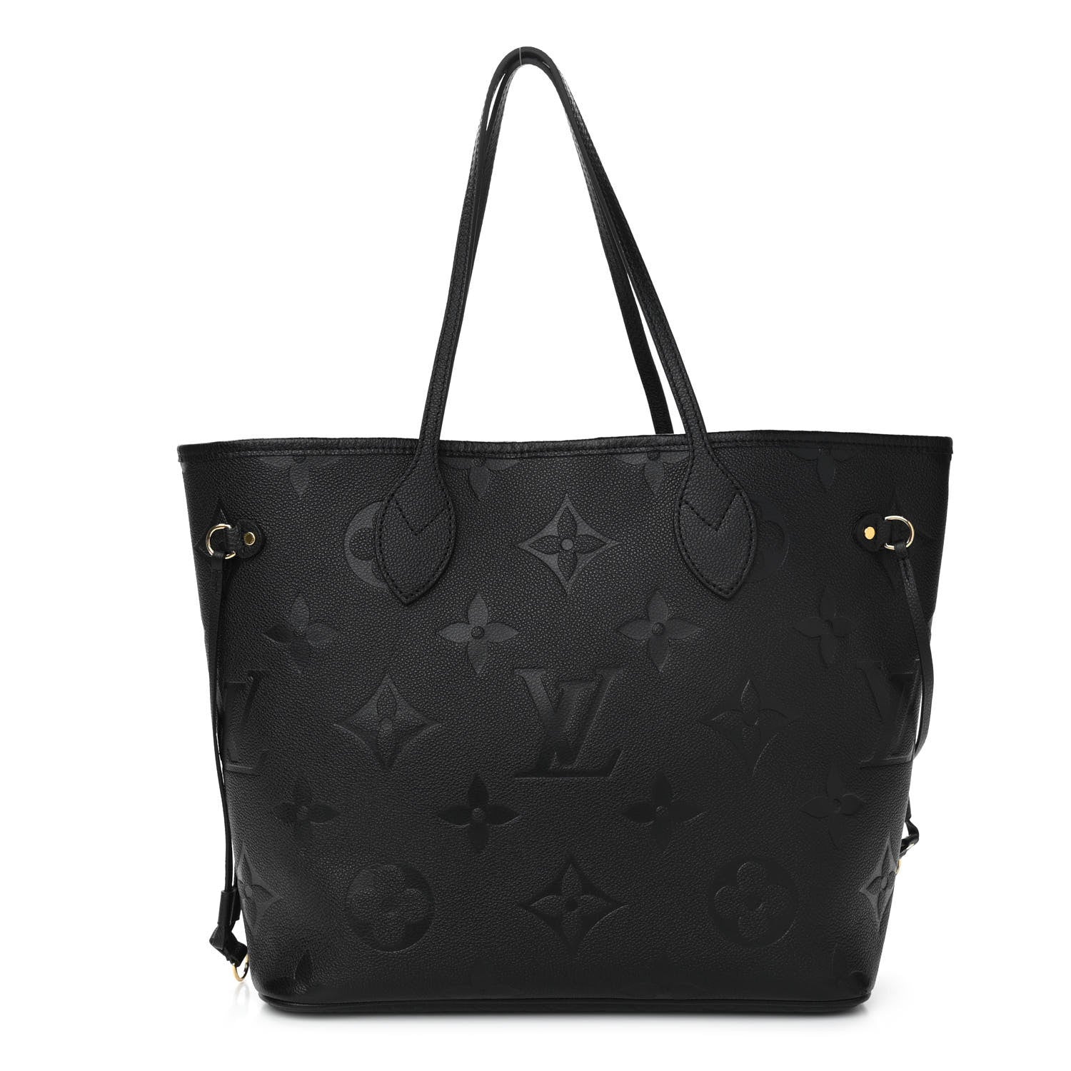Louis Vuitton Empreinte Monogram Giant Neverfull MM Black 3 of 9
